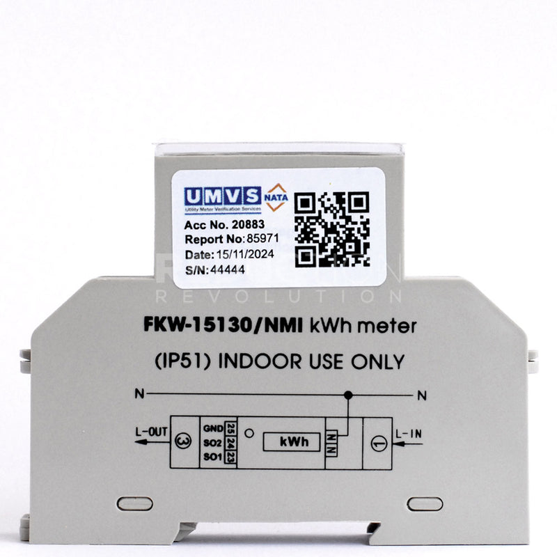 MATelec NMI Approved Sub Meter - Single Phase, 100A