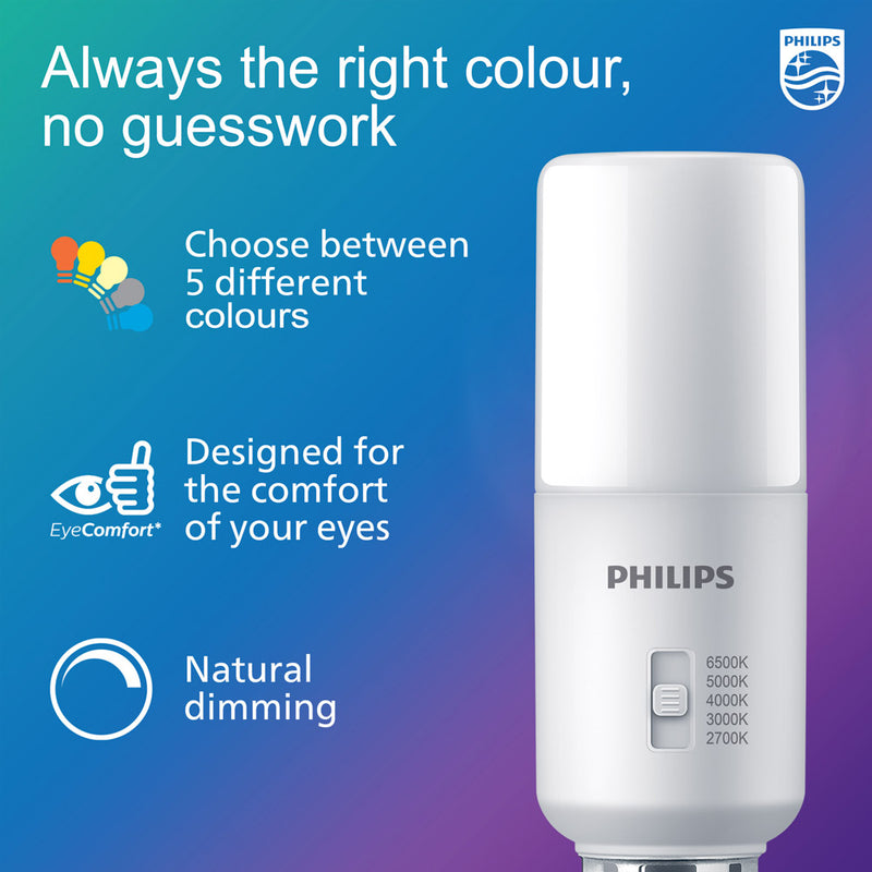 Philips 5-Colour LED Stick Bulb