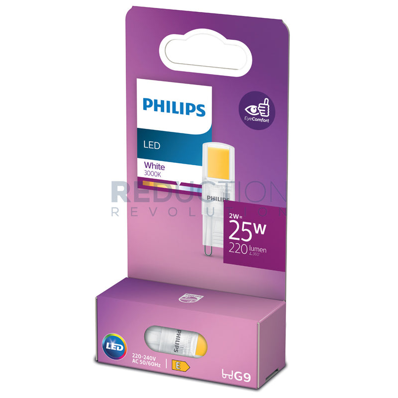 Philips 2W (25W) G9 LED - MV Capsule Light Bulb