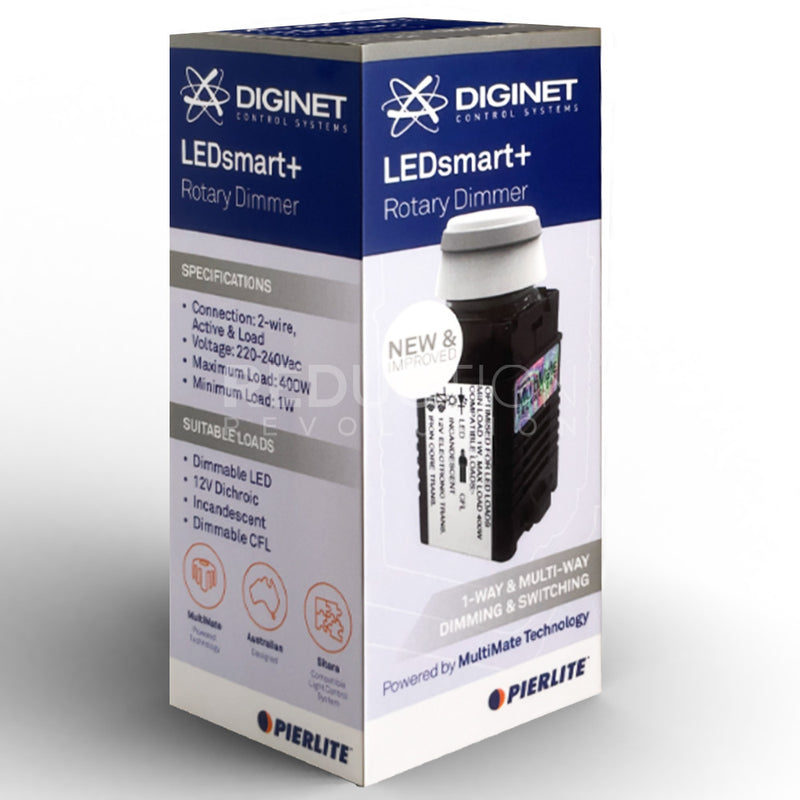 Diginet MMDM/RT LED Dimmer Dial With On / Off Switch