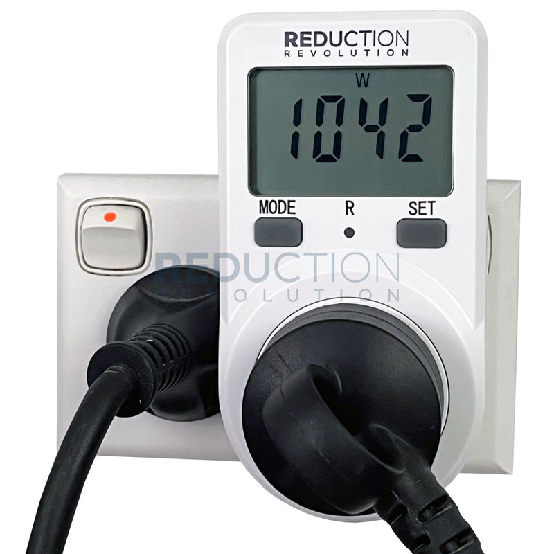 Plug In Meters Plug-in Power Meter - Measure Volts, Watts, kWh & Cost