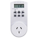 7 Day Digital Plug-In Mains Timer Switch - Weekly Programmable