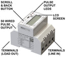 Three-Phase Electricity Sub Meter 100A
