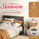 Sunbeam Quilted Electric Blanket - Queen