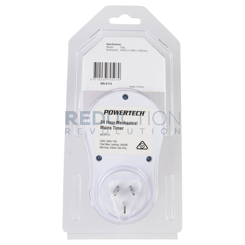24 Hour Plug-In Mains Timer Switch