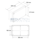 Weatherproof Exit Light Dimensions
