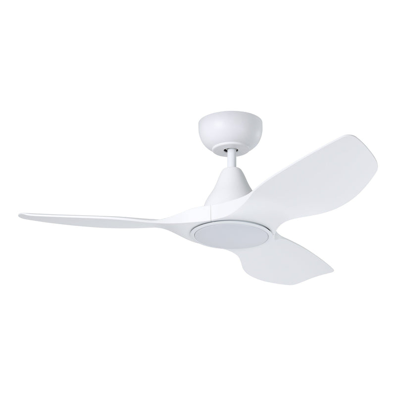 EGLO Surf White Ceiling Fan With Light