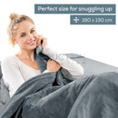 Beurer Cosy Heated Throw - Dark Grey