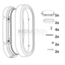 EGLO Tri Colour LED Bunker Light