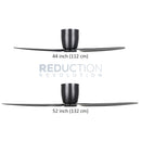 EGLO Seacliff Black Ceiling Fan (no light)