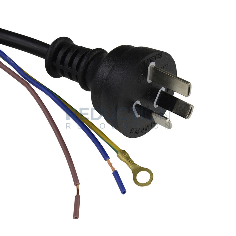 3 Pin Mains Power Plug 240V 7.5A with 1.8m Lead