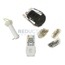 White Ceiling Fan With Light Parts (Image 2 of 2)