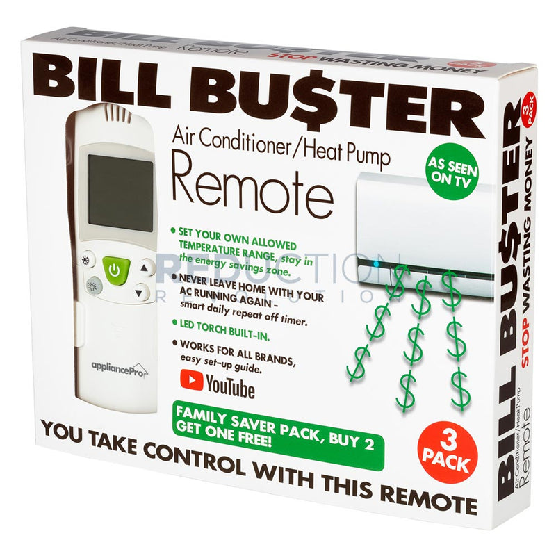 Bill Buster Universal Air Conditioning Remote Control