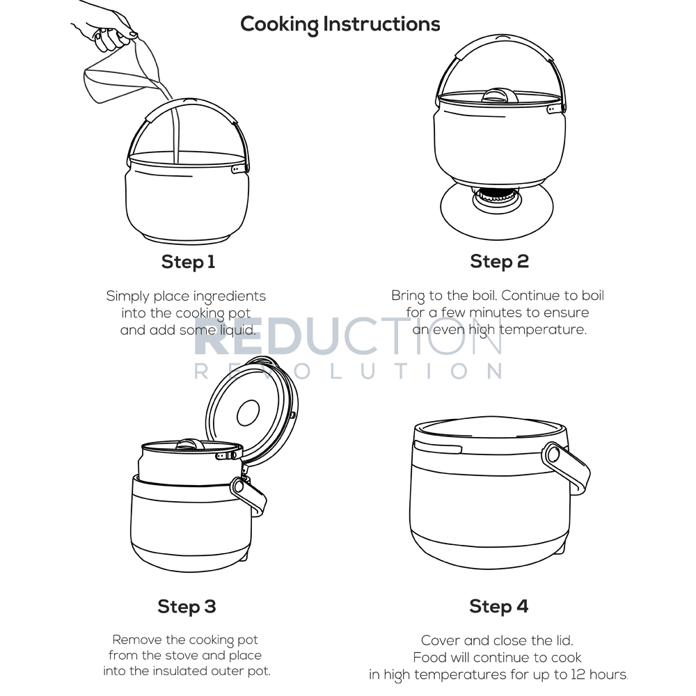 Thernsl Cooking Billyboil Thermal Cooker 4.5L - Easy Thermal Cooking