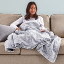 Sunbeam Faux Fur Heated Throw