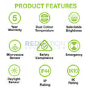 Deco 2 Emergency Light With Sensor