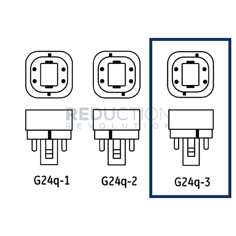 G24q 3 LED Philips CorePro 9W 26W 4 Pin Bulb