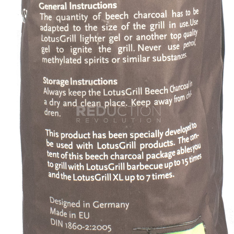 LotusGrill Beech Lump Charcoal 2.5kg Bag