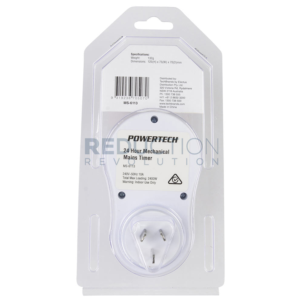 24 Hour Plug-In Mains Timer Switch