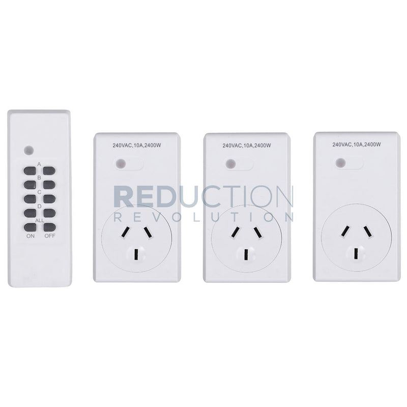 Network Controlled Power Socket Remote Controlled Power Socket Set (3 Pack)
