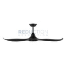 EGLO Noosa Black Ceiling Fan With Light