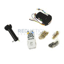 Black Ceiling Fan With Light Parts (Image 2 of 2)