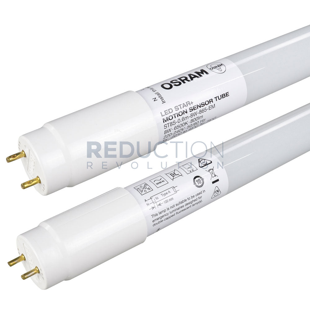 Credential Specialize Accumulation Movement Sensor 600mm LED Tube 8W by OSRAM