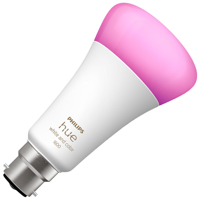 Philips Hue B22 Smart Bulb A67 - White & Colour Ambiance