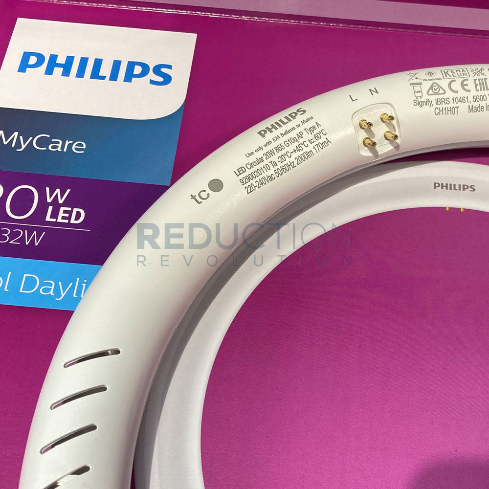 Replace 32W T9 Circular Fluorescent Tubes With 20W LED
