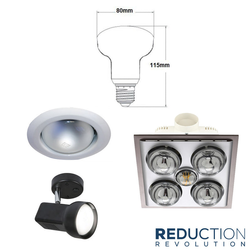 Philips R80 LED Light Bulb 10W