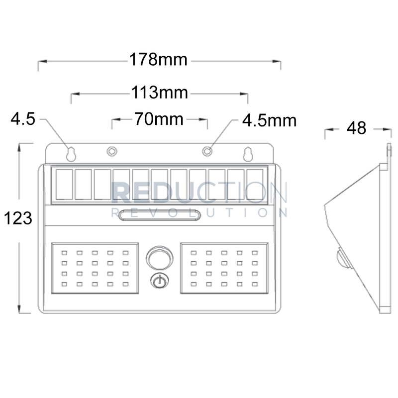 Philips LED Solar Wall Light With Motion Sensor