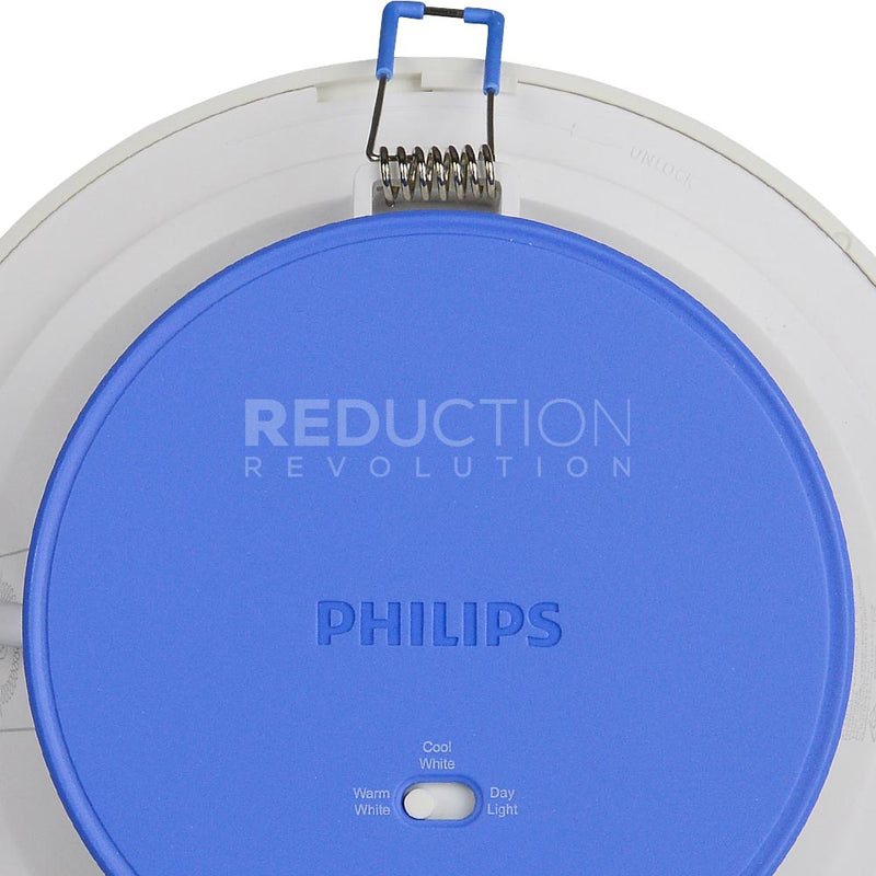 Philips Tri Colour LED Downlight 10.5W Dimmable (150mm)