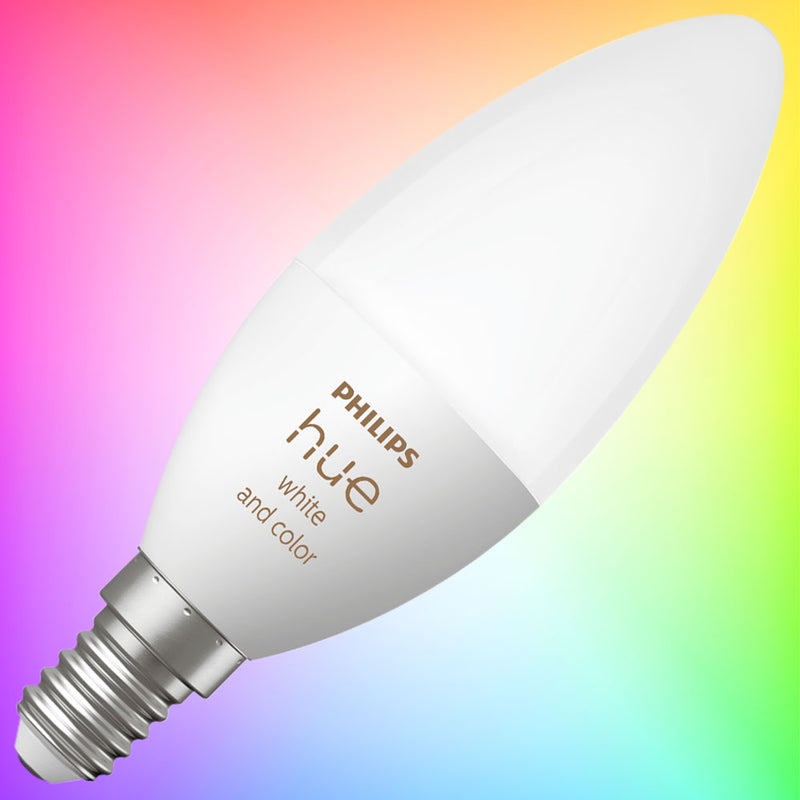 Hue 1-pack E14 B39 Candle LED-ljuskällor White and Colour Ambiance