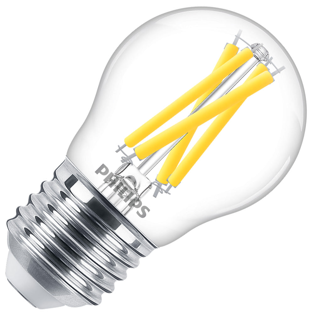 Philips E27 Golf Ball LED Light Bulb 3.5W Dimmable