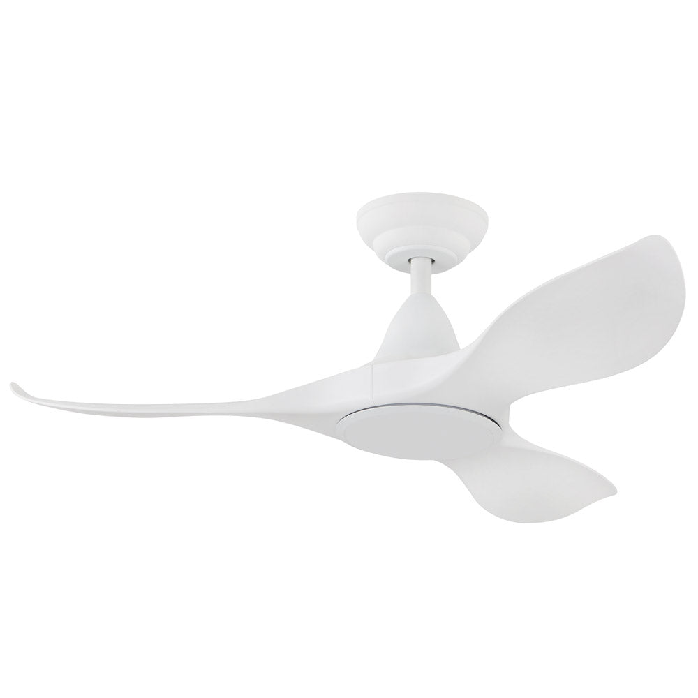 Whisper Quiet Noosa White DC Ceiling Fan (No Light)