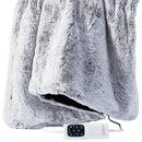 Sunbeam Faux Fur Heated Throw