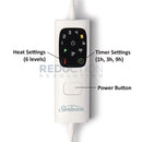 Sunbeam Sherpa Fleece Heated Throw