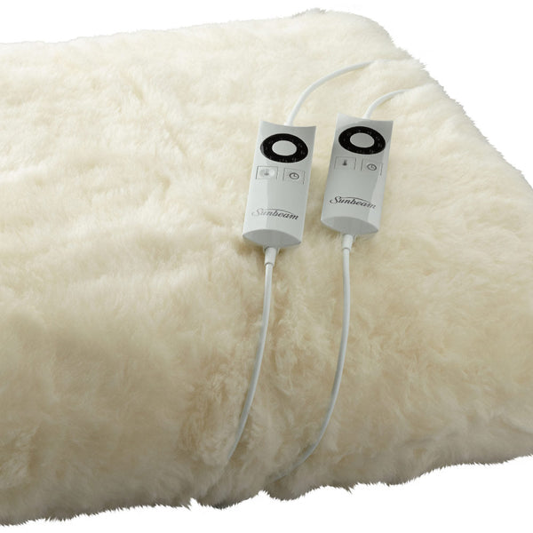 Sunbeam Queen Bed Wool Electric Blanket