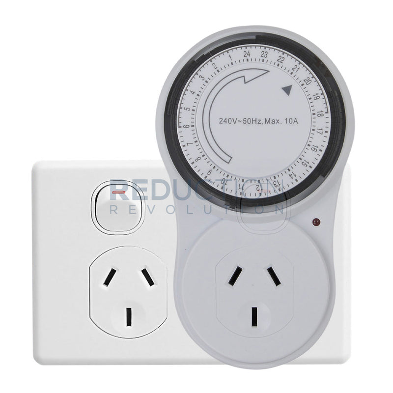 24 Hour Plug-In Mains Timer Switch