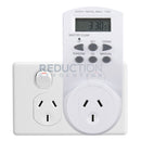 7 Day Digital Plug-In Mains Timer Switch - Weekly Programmable
