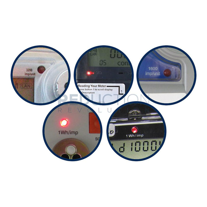 Examples of Smart & Digital Meter LED Pulse Outputs