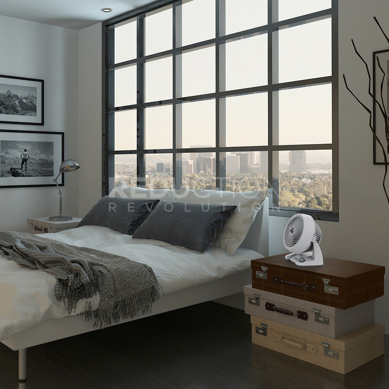Vornado 533DC fan in use in a bedroom