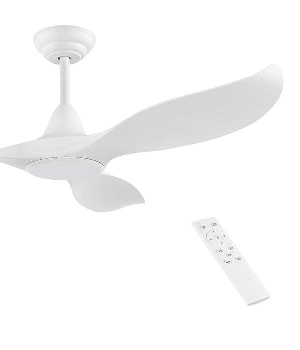 EGLO Noosa White Ceiling Fan with Remote