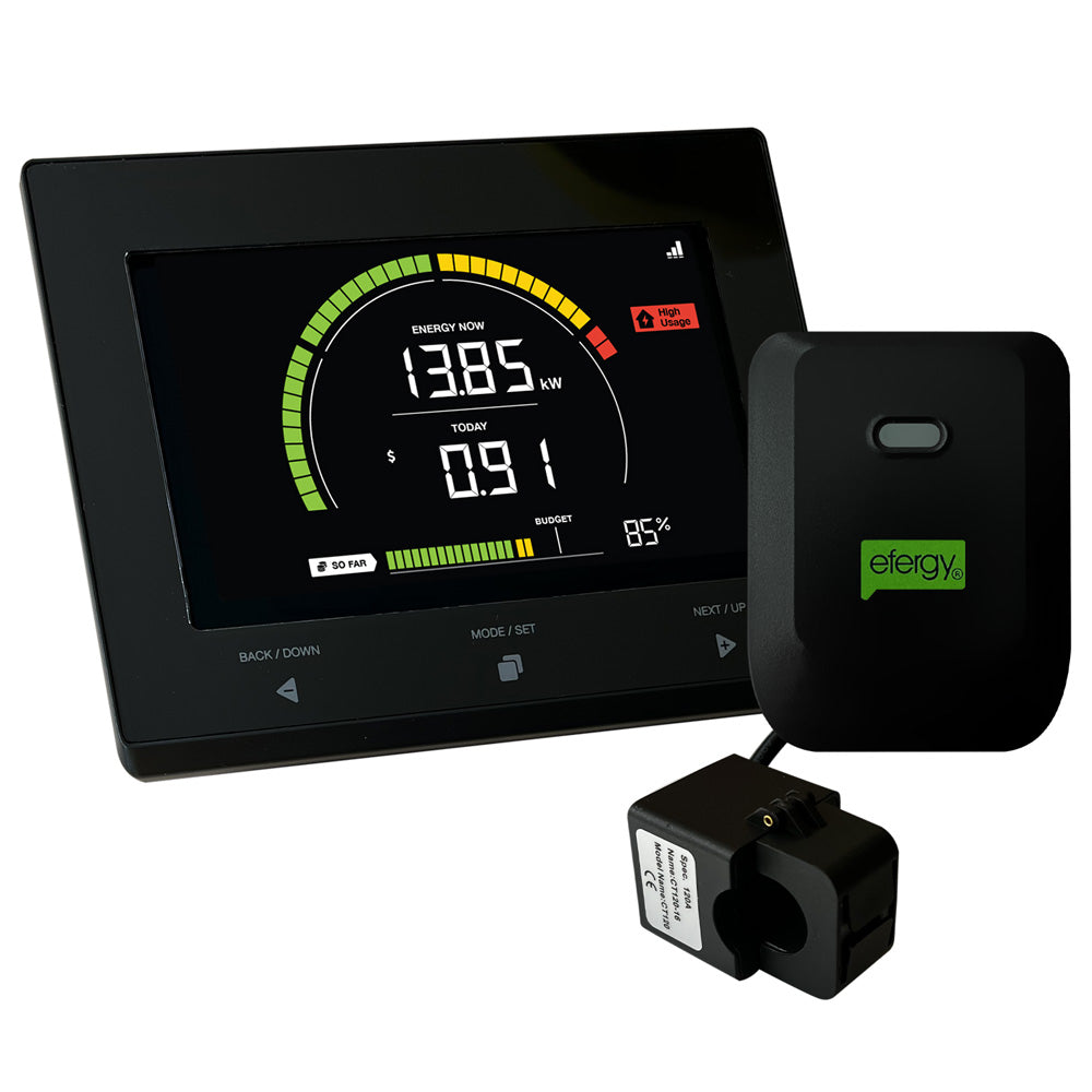 Wireless Monitor Three Phase Efergy Elite Power Monitor Whole House ...